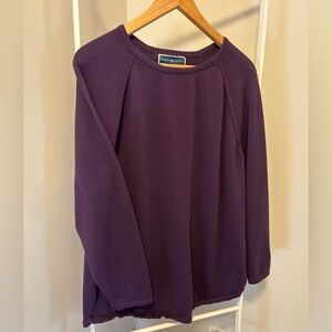 Karen Scott Deep Purple Sweater